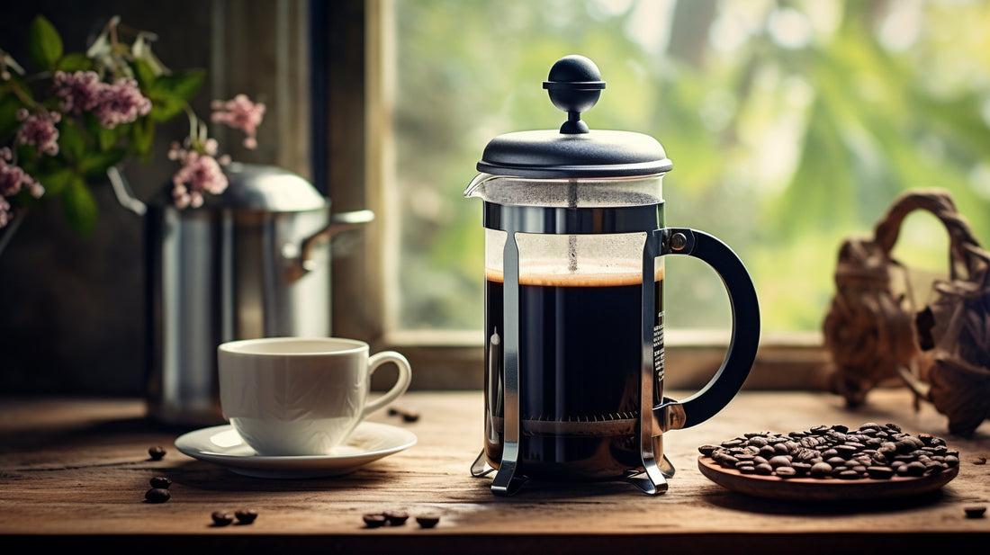 フレンチプレスで作るリッチなコーヒー