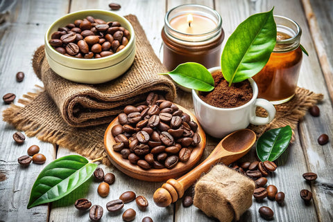 コーヒーを使った美容法：コーヒースクラブやフェイスパック