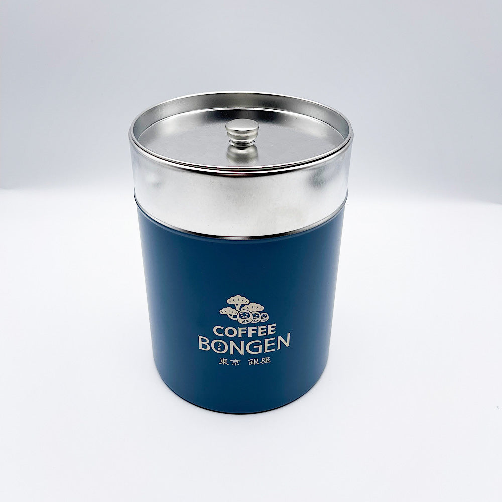 BONGEN コーヒー缶 ブルーグレー (480g)